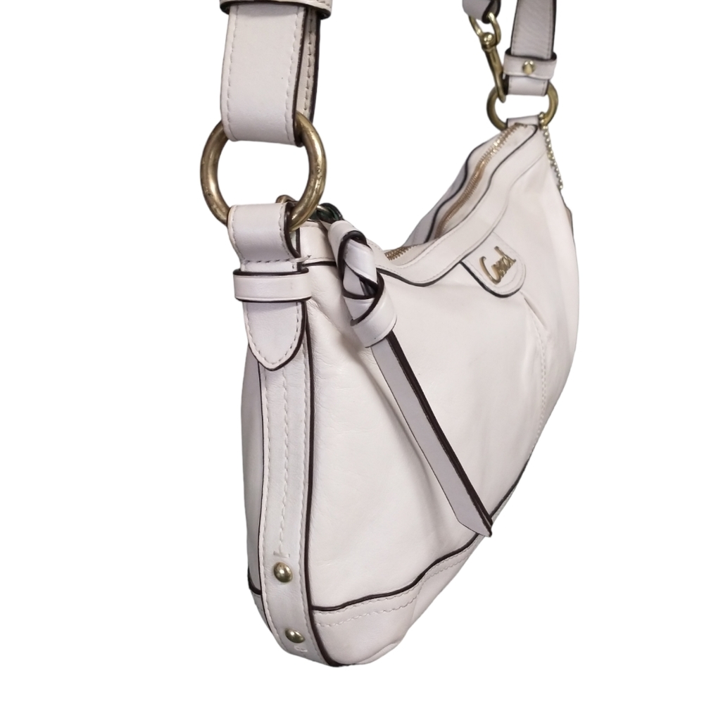 Coach Soft Leather Cream Crossbody/Shoulder Bag - Picture 4 of 15